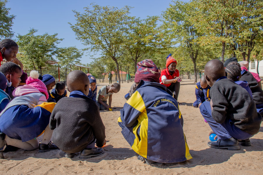 Children at DAPP Kindergarten in Namibia
